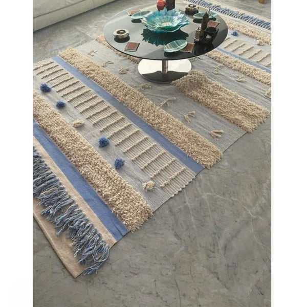 Handmade pure wool rug - 200x150cm - LUS-323