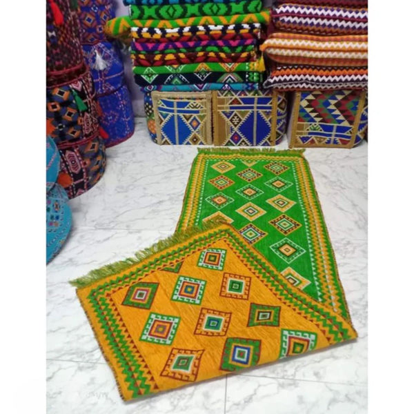 سجادة هاند ميد من الصوف الخالص - 200x70cm - LUS-350