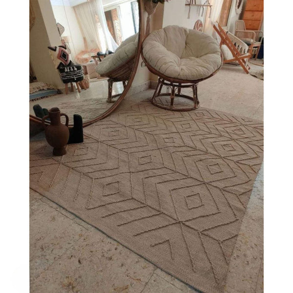 Handmade pure wool rug - 200x150cm - LUS-158