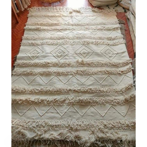 Handmade pure wool rug - 200x150cm - LUS-164