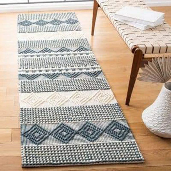 Handmade pure wool rug - 80x150cm - LUS-215