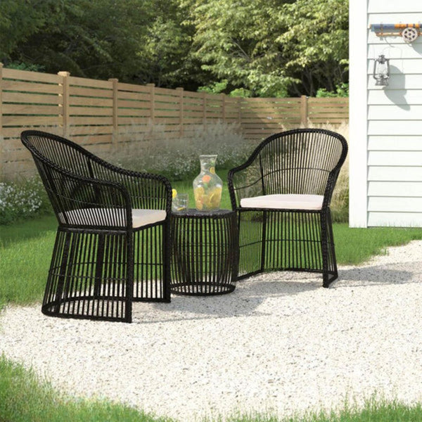 طقم رتان سنترا 2 كرسي وترابيزة