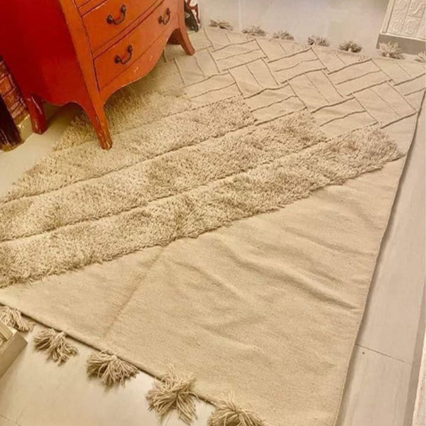 Handmade pure wool rug - 200x150cm - LUS-172