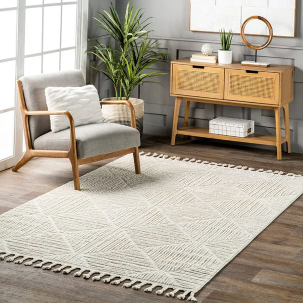 Handmade pure wool rug - 200x150cm - LUS-183