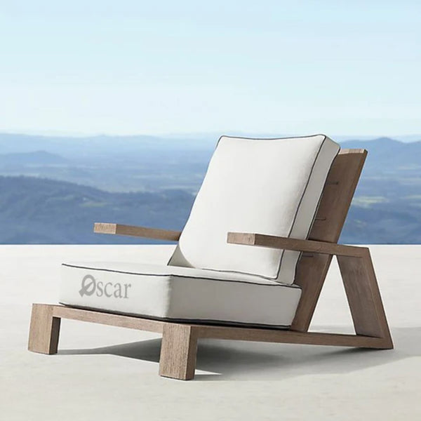 كرسي مانديلا خشب زان بتصميم عصري