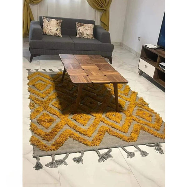 Handmade pure wool rug - 200x150cm - LUS-201