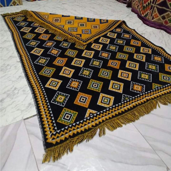 Handmade double face rug - 200x140cm - LUS-345