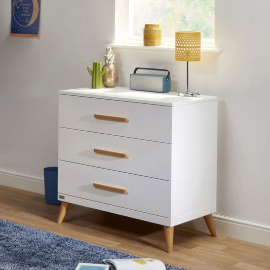 Side Wooden Counter Drawer Unit with Doco Paint + Oyster – Model CHW-049