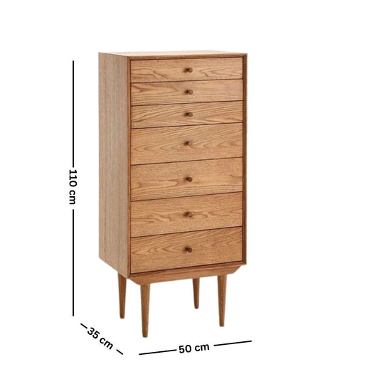 Side Drawer Unit Counter Wood with Doco Paint + Oyster – Model CHW-051