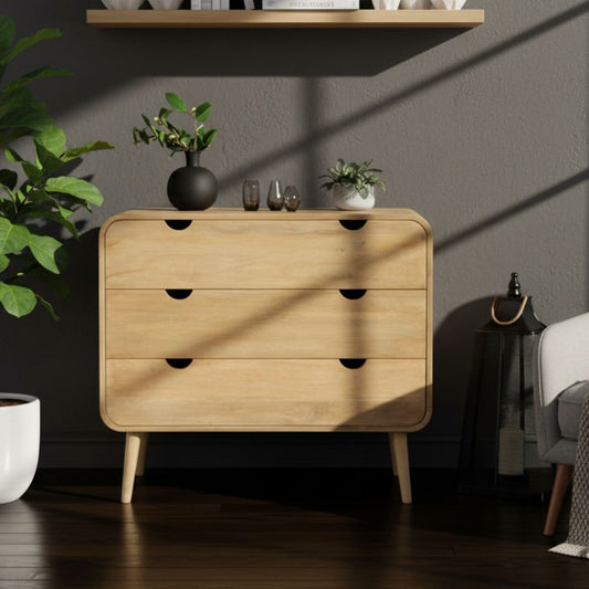 Side Wooden Counter Drawer Unit with Doco Paint + Oyster – Model CHW-053