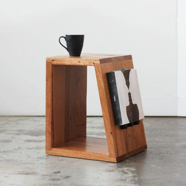 Side table Musky wood with oyster paint – Model CHW-071