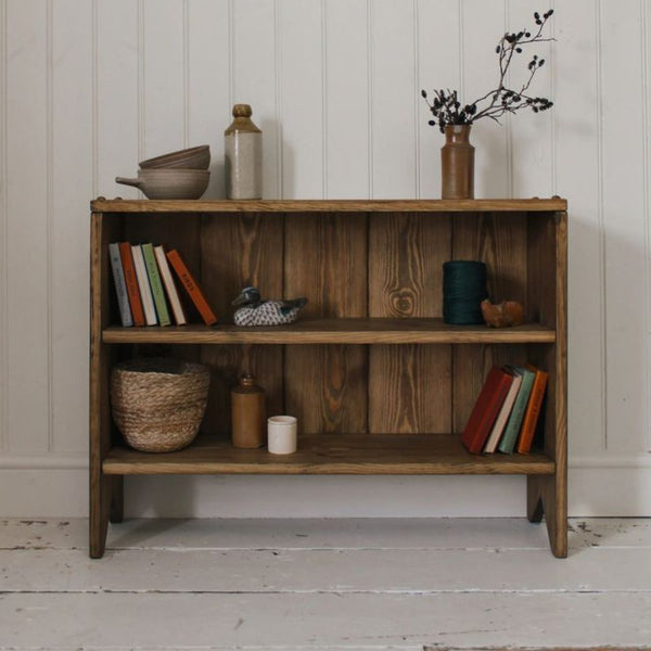 Side Wooden Musk Shelving Unit with Oyster Paint – Model CHW-038