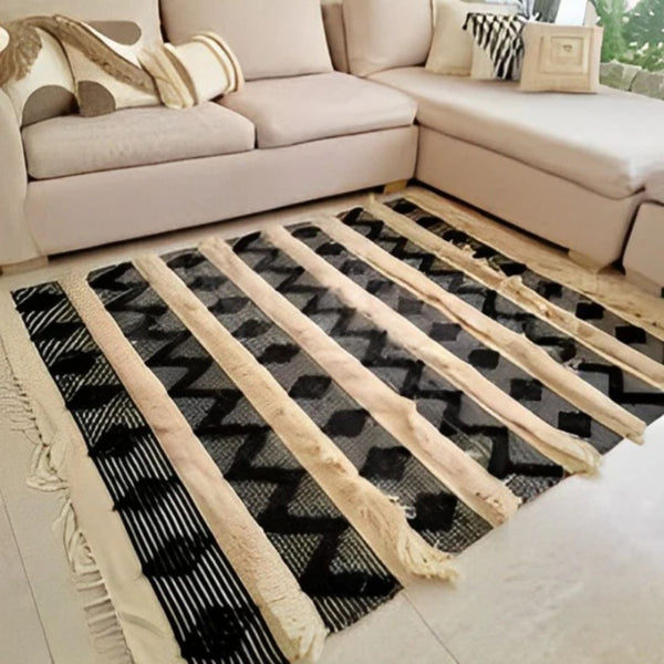 Handmade pure wool rug - 200x150cm - LUS-204