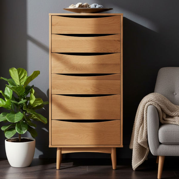 Side Drawer Unit Counter Wood with Doco Paint + Oyster – Model CHW-037