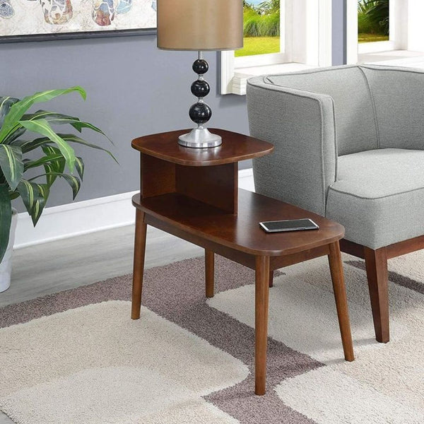 Side table wooden counter and musky legs with duko paint + oyster – model CHW-070