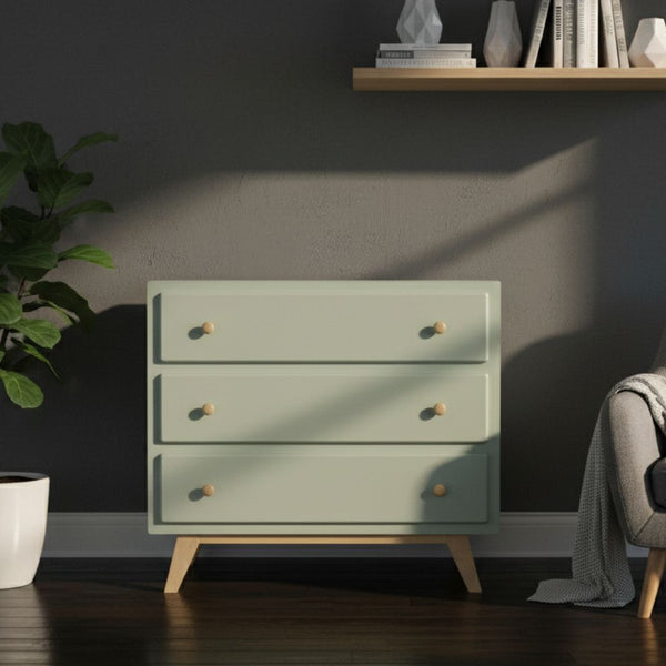 Side Wooden Counter Drawer Unit with Doco Paint + Oyster – Model CHW-055