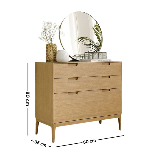 Side Drawer Unit Counter Wood with Doco Paint + Oyster – Model CHW-054