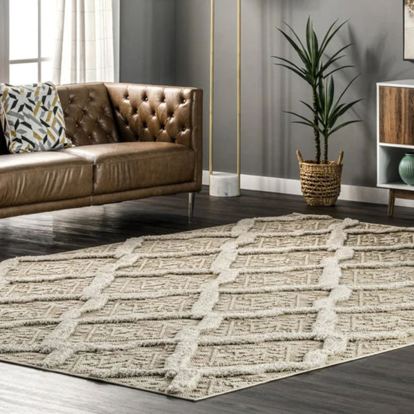 Handmade pure wool rug - 200x150cm - LUS-206