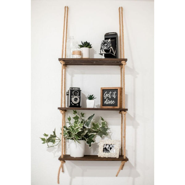 Natural Pine Wood Wall Shelf – Model CHW-136 from Oscar Furniture