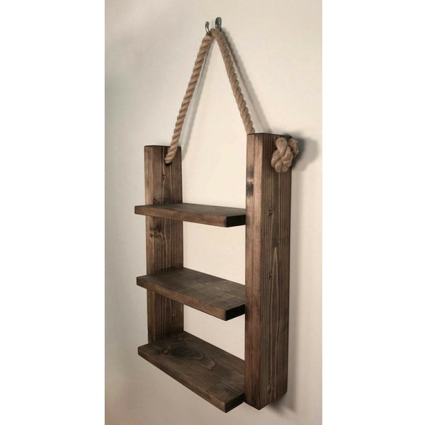Natural Pine Wood Wall Shelf – Model CHW-122 from Oscar Furniture