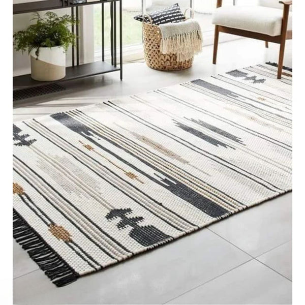 Handmade pure wool rug - 200x150cm - LUS-236