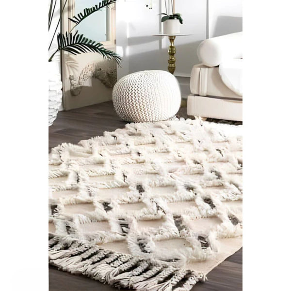 Handmade pure wool rug - 200x150cm - LUS-268