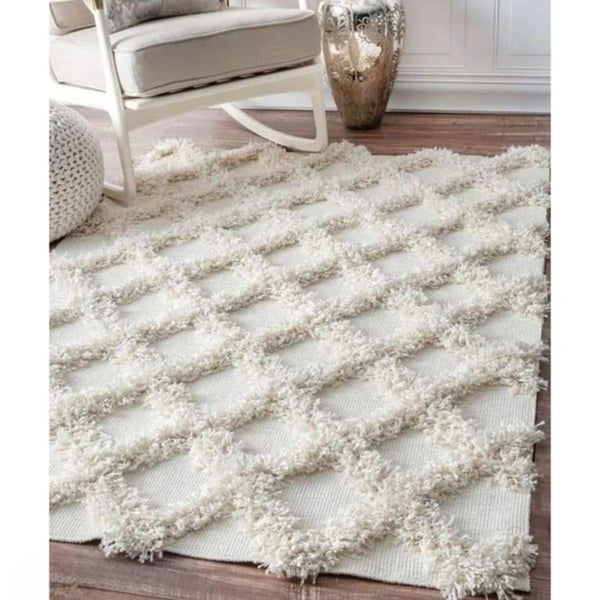 Handmade pure wool rug - 200x150cm - LUS-277