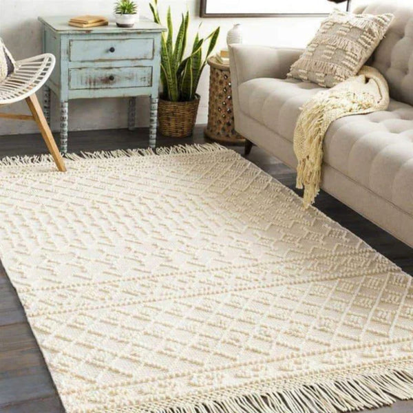 Handmade pure wool rug - 200x150cm - LUS-284