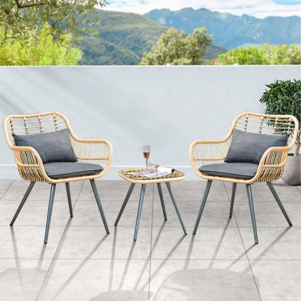 طقم رتان اليكسا 2 كرسي وترابيزة