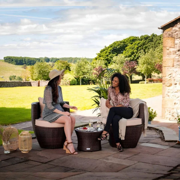 طقم رتان كيرو 2 كرسي وترابيزة