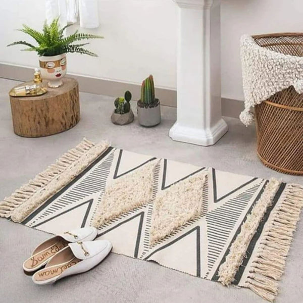 Handmade pure wool rug - 70x100cm - LUS-202