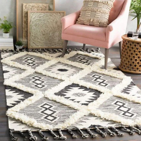Handmade pure wool rug - 200x300cm - LUS-181