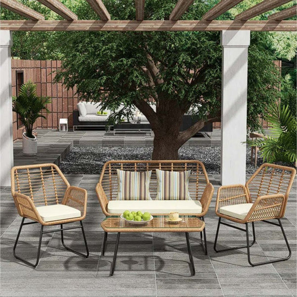 طقم يكفي 4 افراد من الرتان - OS-256