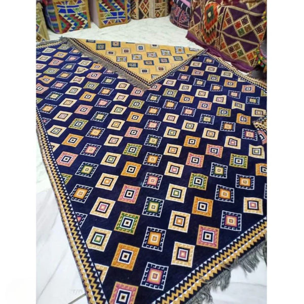 Handmade double face rug - 200x140cm - LUS-348