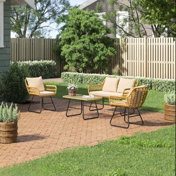 طقم يكفي 4 افراد من الرتان - OS-305