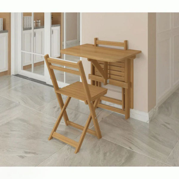 ترابيزة مطبخ و 2 كرسي منطوى خشب زان احمر - OBG-030