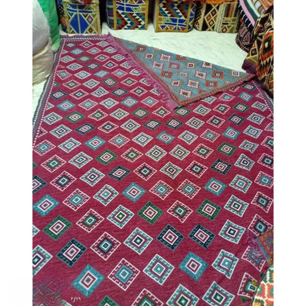 Handmade double face rug - 200x140cm - LUS-350