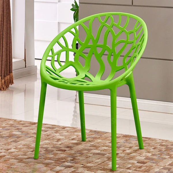 Harf plastic chair from the finest types of plastic and the least environmentally impactful - Green