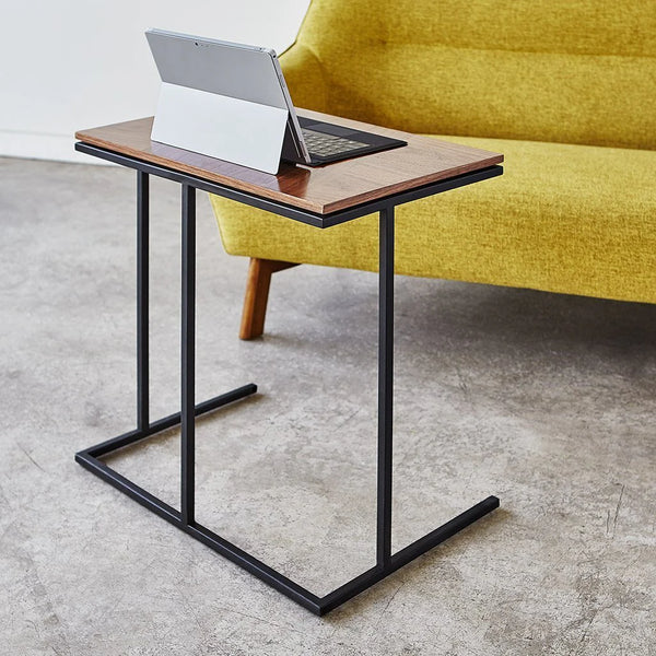 Side table made of MDF wood and metal - WAF-045