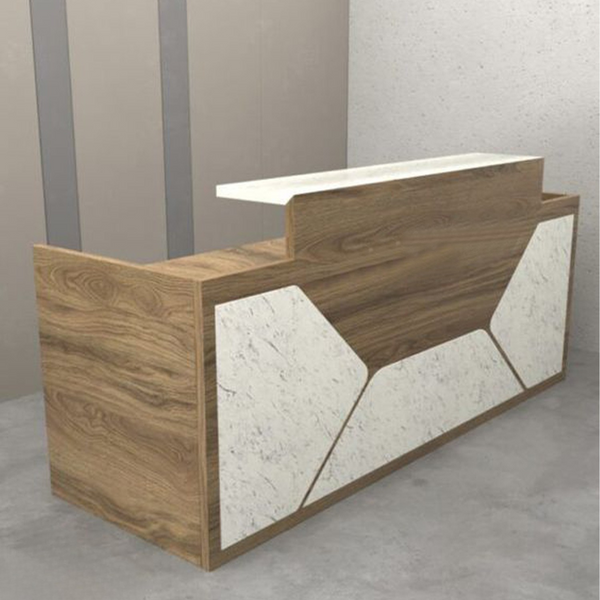 Reception desk - Reception Counter - Spanish MDF wood - CEM-071