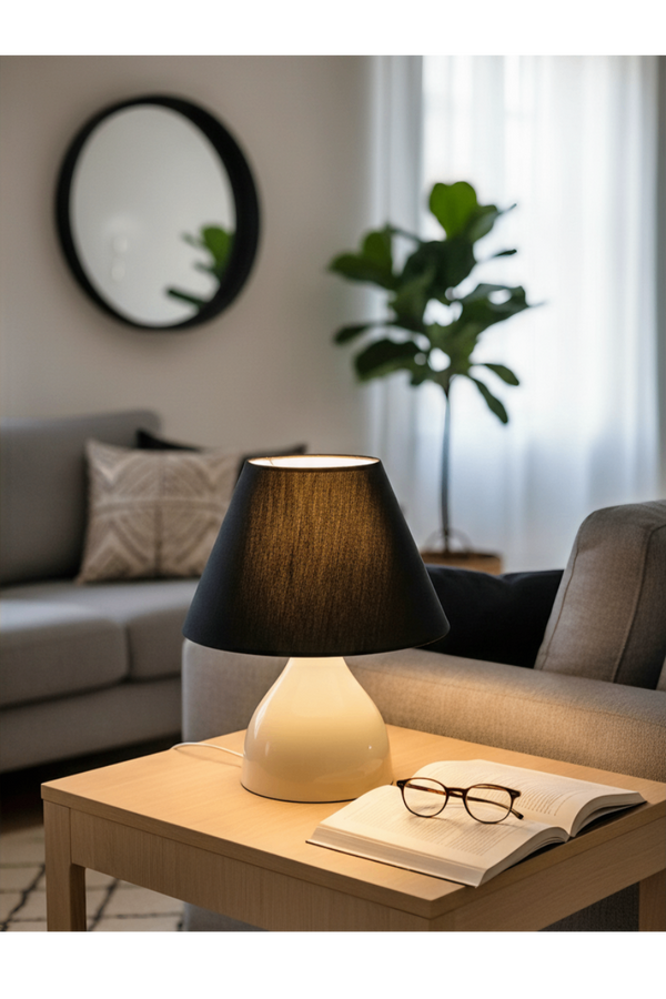 Metal and fabric lamps for interior decoration - ELF-031