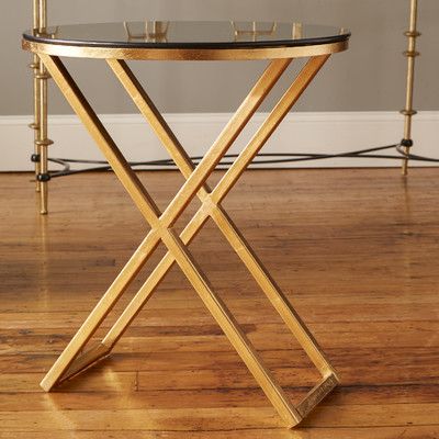 Amia side table 50 * 40 glass