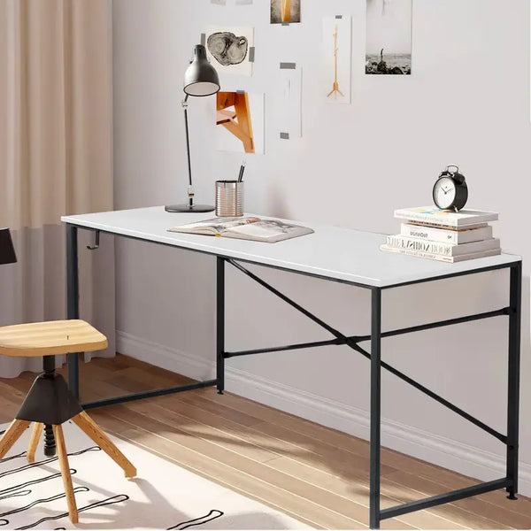 Melamine wood desk - MTC-011 - 75cmX90cm - white color