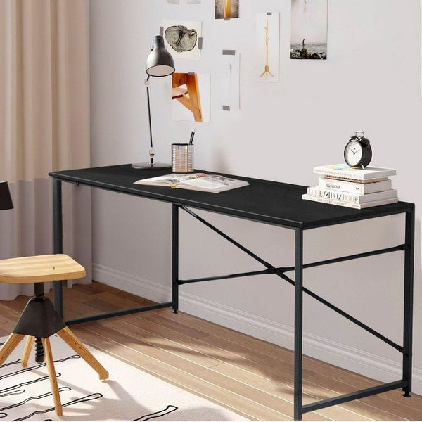 Melamine wood desk - MTC-012 - 75cmX90cm - black color