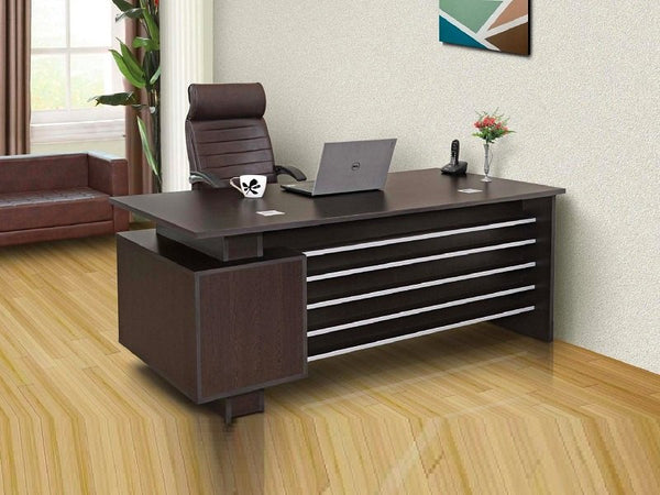 High-Quality MDF Wood Manager's Desk - HFS-083