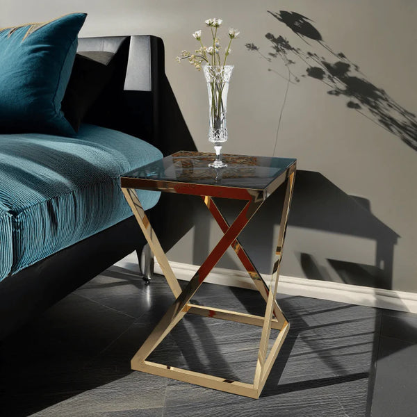 Stainless Steel Side Table - ORX-051