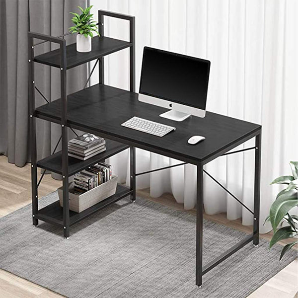 Melamine wood desk - MTC-027 - 120cmX120cm - black color