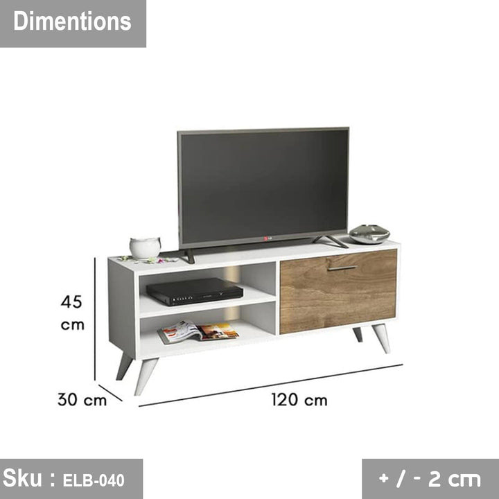 إتزيانا وحدة تليفزيون 120 * 45 خشب MDF - اوسكار رتان