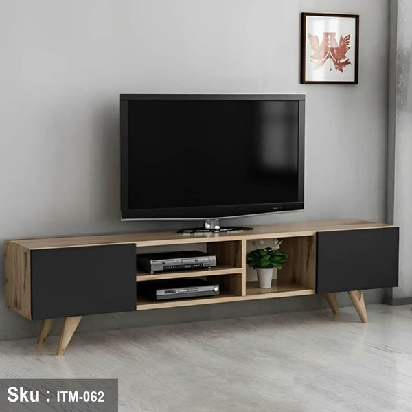 ترابيزة تليفزيون خشب MDF عالي الجودة - 180cmX45cm - ITM-062 - اوسكار رتان