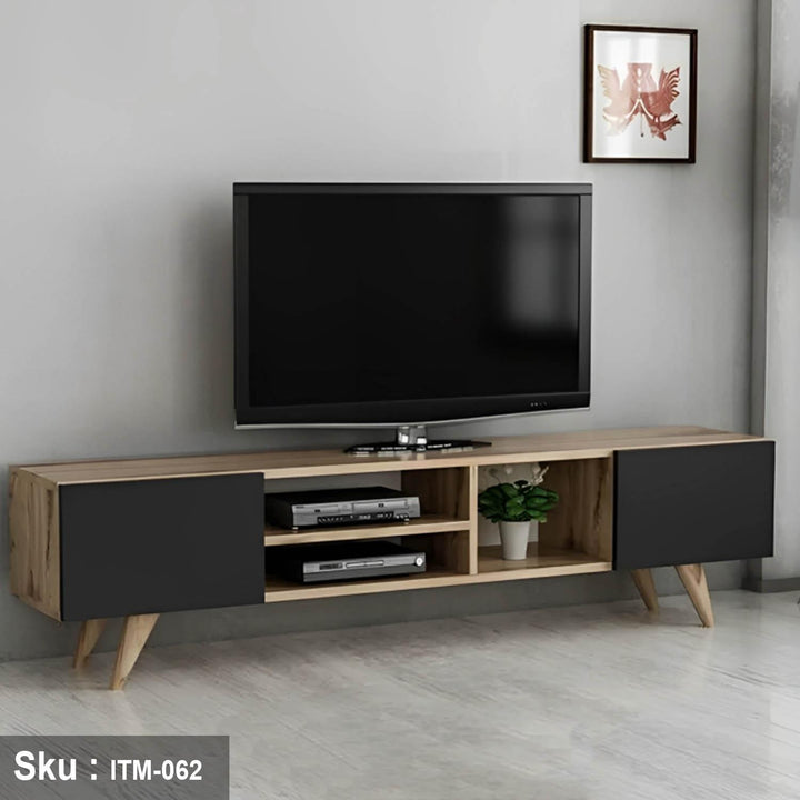 ترابيزة تليفزيون خشب MDF عالي الجودة - 180cmX45cm - ITM-062 - اوسكار رتان